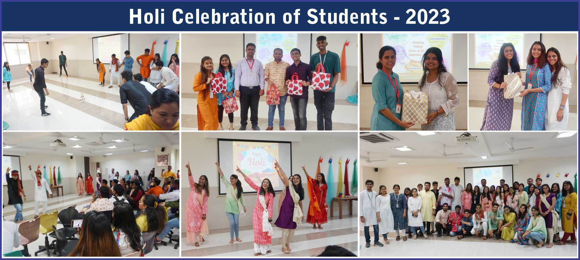 Holi Celebration Students